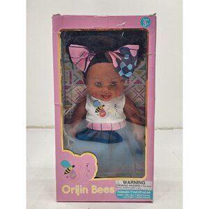 Orijin Bees Positively Puffy Baby Bee Doll Black Hair 3+ Natural Hair